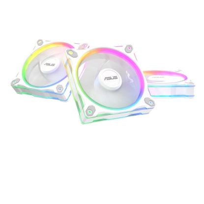 Obrázek ASUS Ventilátor PRIME MR120 ARGB Reverse, 3 x 120mm, bílá