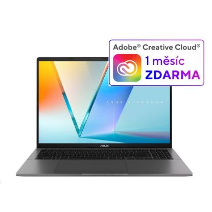 Obrázek ASUS NTB Vivobook S16 (S3607AA- OLED066 W), Ultra 5 325, 16" 1920 x 1200, 32 GB, 1 TB SSD, Intel Arc, W11 Home, Gray