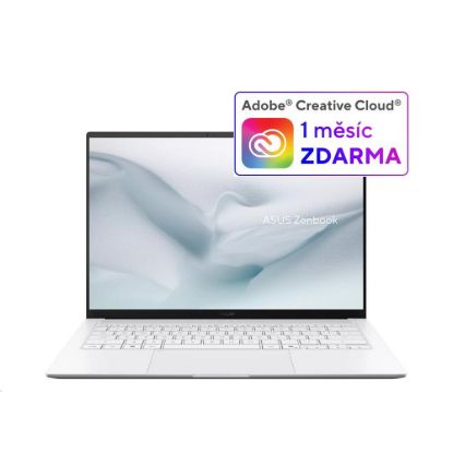 Obrázek ASUS NTB Zenbook S 14 (UX5406AA- OLED081X), Ultra 9 386H, 14" 2880 x 1800, 32 GB, 1 TB SSD, Intel, W11 Pro, White