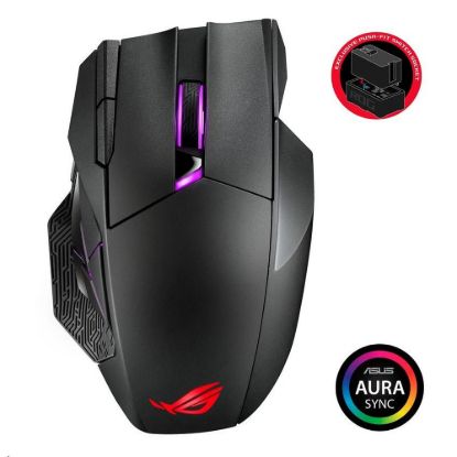Obrázek ASUS myš ROG SPATHA X (P707), bezdrátová, černá