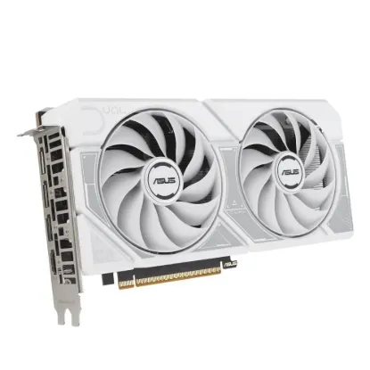 Obrázek ASUS VGA NVIDIA GeForce RTX 5060 Ti DUAL OC 8G WHITE, 16 GB GDDR7, 3xDP, 1xHDMI