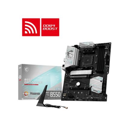 Obrázek MSI MB Sc AM4 B550 GAMING WIFI, AMD B550, 1xHDMI 1xDP, 4xDDR4, ATX