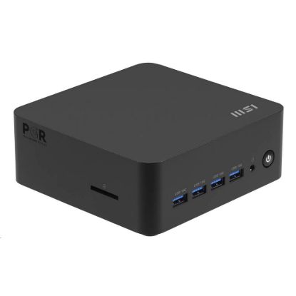 Obrázek MSI PC Cubi Z AI 8M- 008BEU, R5 8645HS, N/ A, N/ A SSD, N/ A, No OS, Black