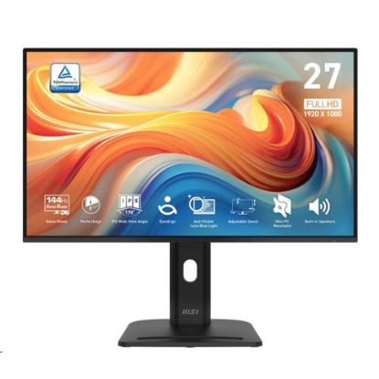 Obrázek MSI LCD PRO MP275PG E14, 27" 1920 x 1080, IPS, 100 Hz, 4 ms, VESA 100 x 100mm, N/ A, Black