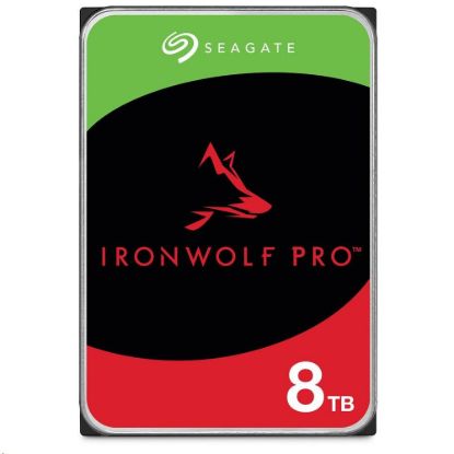 Obrázek SEAGATE HDD 8 TB IRONWOLF PRO (NAS), 3.5", SATAIII, 7200 RPM, Cache 256MB