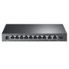 Obrázek TP- Link CCTV switch TL- SG1210PP (9xGbE, 1xGbE/ SFP combo uplink, 1xGbE uplink, 6xPoE+, 2xPoE++, 123 W, fanless)