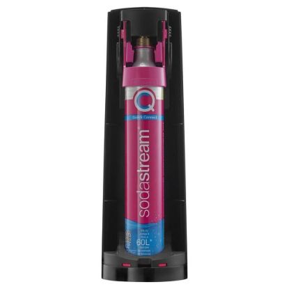 Obrázek SodaStream Terra Black výrobník sody, mechanický, 1l láhev SodaStream Fuse, bombička s CO2, černý