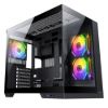 Obrázek 1stCOOL skříň DREAMER, Mid Tower, AU, USB 3.0, USB- C, 3x 120mm ARGB Fan, černá
