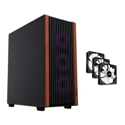 Obrázek 1stCOOL skříň G6 Noble, Mid Tower, ATX, AU, 3x 120mm Fan, Černá