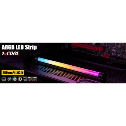Obrázek 1stCOOL AURA EVO ARGB LED, SATA, 28cm, černá