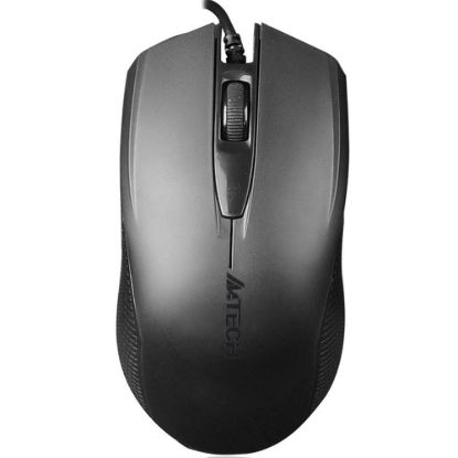 Obrázek A4tech OP- 760 Black, myš, 1 kolečko, 3 tlačítka, USB, černá
