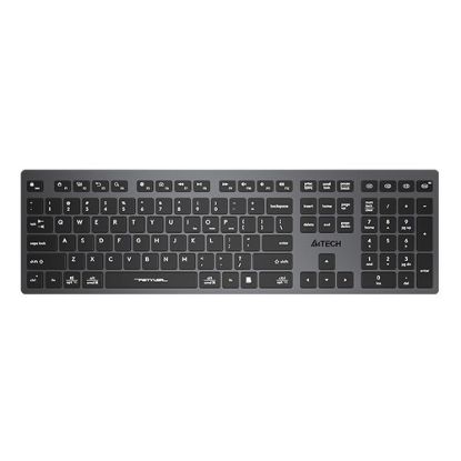 Obrázek A4tech FBX50C, bezdrátová kancelářská klávesnice, šedá