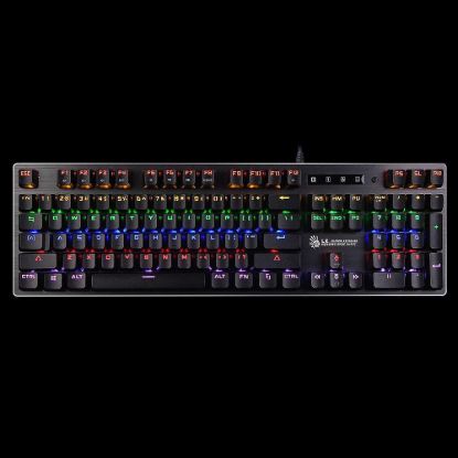 Obrázek A4tech Bloody Klávesnice B760, herní klávesnice, mechanická, drátová, Black Switch, CZ/ SK, Černá
