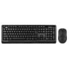 Obrázek A4tech Bezdrátový kancelářský set klávesnice+myš FG1012S, CZ/ SK, černá