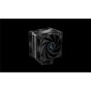 Obrázek DEEPCOOL CPU Chladič AK400 ZERO DARK PLUS, 2 x 120mm, LGA1851, AM5, černá