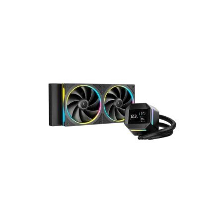 Obrázek DEEPCOOL Vodní chladič LM240, ARGB, 2x 120mm, AM5, LGA1851, černá