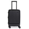 Obrázek ACER Barcelona luggage 20", černý, pevný cestovní kufr, materiál: 100% recyklovaný PET, TSA kombinační zámek