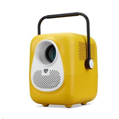 Obrázek AOpen Projektor QF23s Smart LED, FHD, 250 ANSI, 1000: 1, 30000h, HDMI, USB, Repro, Wifi, Yellow