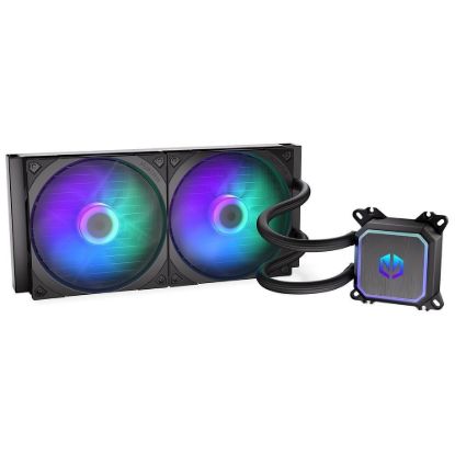Obrázek ENDORFY Vodní chladič Navis F280 ARGB, 2 x 140mm, LGA1851, AM5, černá
