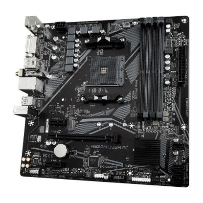 Obrázek GIGABYTE MB Sc AM4 A520M DS3H AC, AMD A520, 4xDDR4, 1xDP, 1xHDMI, 1xDVI- D, WiFi, mATX