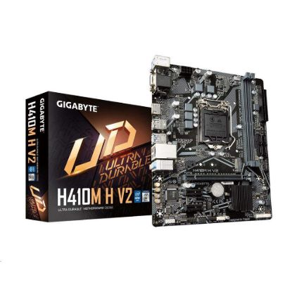 Obrázek GIGABYTE MB Sc LGA1200 H410M H V2, Intel H470, 2xDDR4, 1xHDMI, 1xVGA, mATX