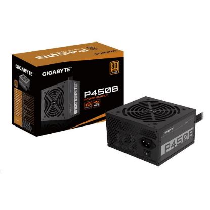 Obrázek GIGABYTE zdroj P450B, 450 W, 80plus bronze, 12 cm fan