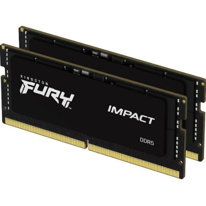 Obrázek KINGSTON SODIMM DDR5 16 GB (Kit of 2) 4800MT/ s CL38 FURY Impact