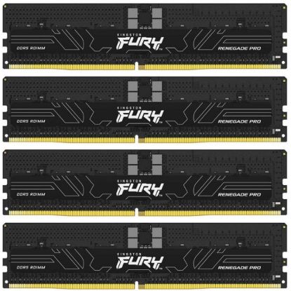 Obrázek KINGSTON DIMM DDR5 64 GB (Kit of 4) 5600MT/ s CL36 FURY Renegade Pro ECC Reg PnP