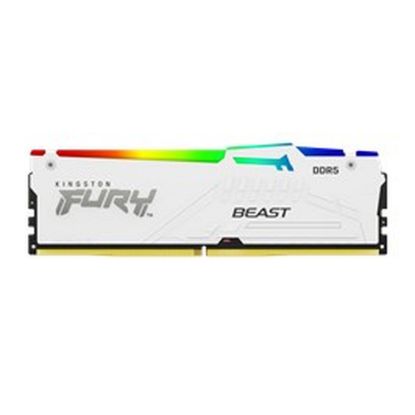 Obrázek KINGSTON DIMM DDR5 32 GB 6000MT/ s CL36 FURY Beast Bílá RGB EXPO