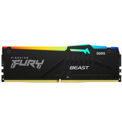 Obrázek KINGSTON DIMM DDR5 64 GB (Kit of 4) 6000MT/ s CL40 FURY Beast RGB XMP