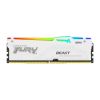 Obrázek KINGSTON DIMM DDR5 16 GB 6400MT/ s CL32 Non- ECC FURY Beast RGB EXPO, Bílá