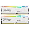 Obrázek KINGSTON DIMM DDR5 32 GB (Kit of 2) 6800MT/ s CL34 Non- ECC FURY Beast RGB EXPO, Bílá