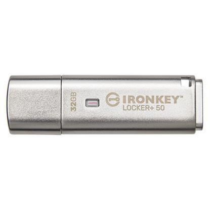 Obrázek Kingston Flash Disk IronKey 32 GB IKLP50 Locker+ 50 AES USB, w/ 256bit Encryption