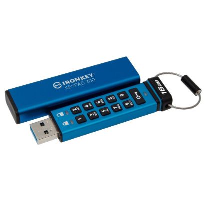 Obrázek Kingston Flash Disk IronKey 16 GB Keypad 200 encrypted USB flash drive