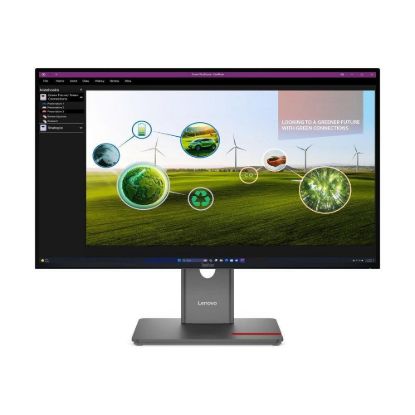 Obrázek LENOVO LCD P27Q- 40 - 27", IPS, matný, 16: 9, 2560 x 1440, 178/ 178, 4 ms, 350cd/ m2, 1500: 1, HDMI, DP, USB- C, USB…