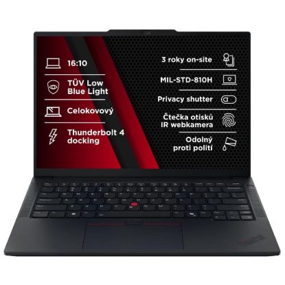 Obrázek LENOVO NTB ThinkPad E14 G7 - Ultra7 258V, 14" 2.8K 120 Hz, 32 GB, 1 TBSSD, FHD+IRcam, W11P