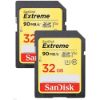 Obrázek SanDisk SDHC karta 32 GB Extreme (90MB/ s V30 UHS- I U3) 2- pack