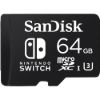 Obrázek SanDisk MIcroSDXC karta 64 GB for Nintendo Switch (R: 100/ W: 90 MB/ s, UHS- I, V30, U3, C10, A1) licensed Product