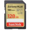 Obrázek SanDisk SDXC karta 128 GB Extreme PLUS (190 MB/ s Class 10, UHS- I U3 V30)