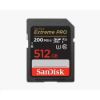 Obrázek SanDisk SDXC karta 512 GB Extreme PRO (200 MB/ s Class 10, UHS- I U3 V30)