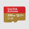 Obrázek SanDisk micro SDXC karta 256 GB Extreme (190 MB/ s Class 10, UHS- I U3 V30) + adaptér