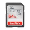 Obrázek SanDisk SDXC karta Ultra 64 GB (140MB/ s)