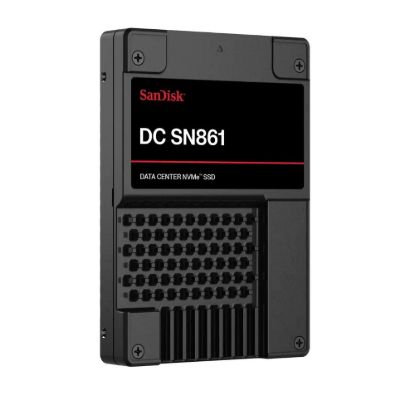 Obrázek SanDisk Enterprise SSD 3.84 TB DC SN861, PCIe Gen5, (R: 13700, W: 7200MB/ s), RI- 1DW/ D BICS6 ISE