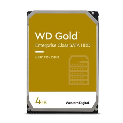 Obrázek WD GOLD WD4004FRYZ 4 TB, SATA III 3.5", 256MB 7200RPM, 267MB/ s, CMR, Enterprise