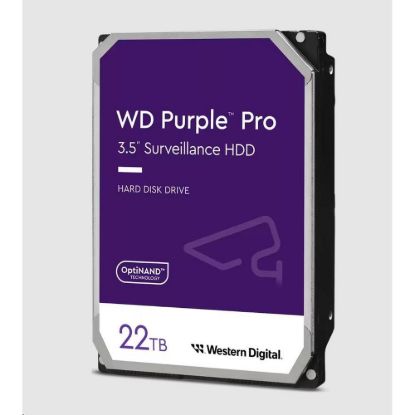 Obrázek WD PURPLE PRO WD221PURP 22 TB, SATA III 3.5", 512MB 7200RPM, 265MB/ s, CMR