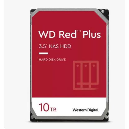 Obrázek WD RED PLUS NAS WD101EFBX 10 TB, SATA III 3.5", 256MB 7200RPM, 215MB/ s, CMR