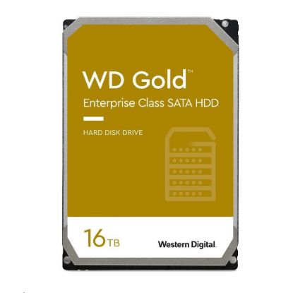 Obrázek WD GOLD WD161KRYZ 16 TB, SATA III 3.5", 512MB 7200RPM, 262MB/ s, CMR, Enterprise