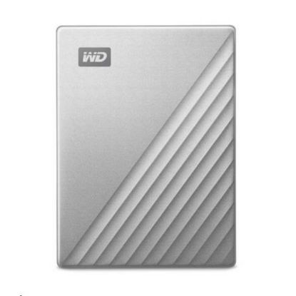 Obrázek WD My Passport Ultra 5 TB, Externí HDD, USB- C 3.0, pro MAC, stříbrná