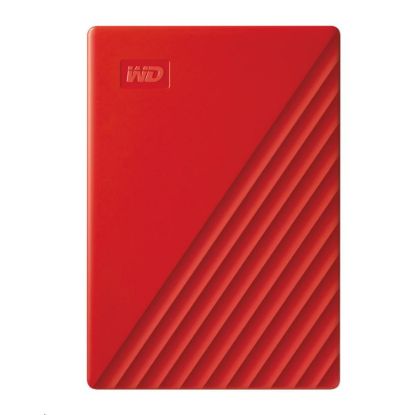 Obrázek WD My Passport Portable 4 TB, Externí HDD, USB 3.0, červená