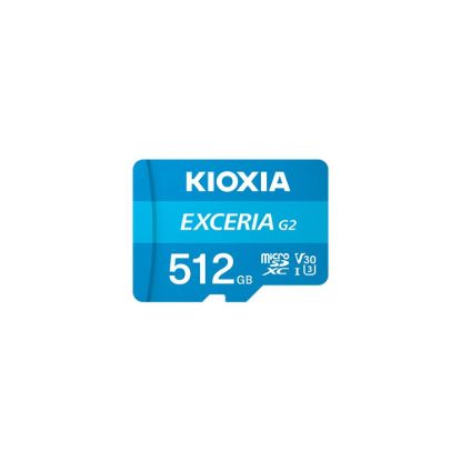 Obrázek KIOXIA microSDXC Karta EXCERIA G2 512 GB, UHS- I U3 V30, s Adaptérem